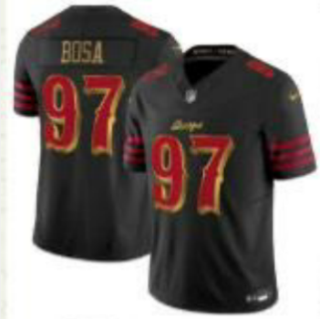 Men San Francisco 49ers #97 Bosa black Nike Limited NFL 2025 Jersey001->green bay packers->NFL Jersey